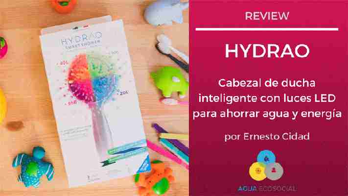 Cabezal de ducha Hydrao: la ducha de colores inteligente